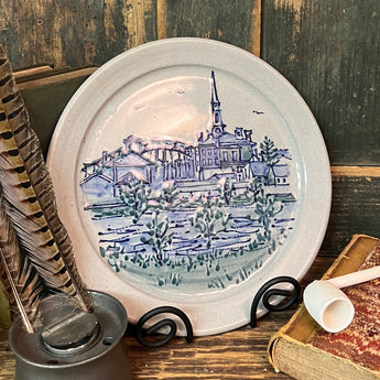 FF-21 Pottery Plate with Portsmouth NH Image