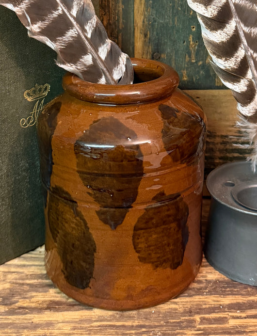 NV-1176 Redware Crock