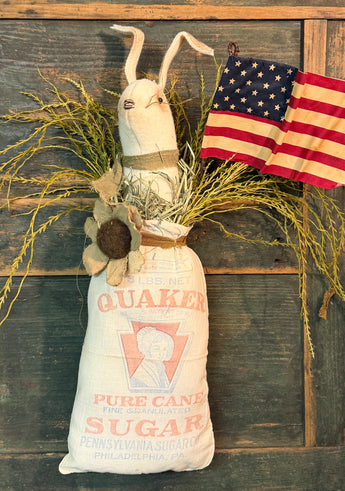 PPP-19 Hanging Bunny in Sack with Flag