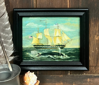 MB-WSP Whaling Ship Framed Print