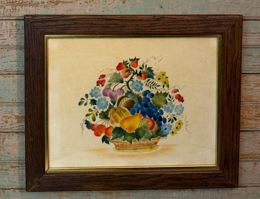 WA-03 Vintage Fruits & Flowers Framed Theorem