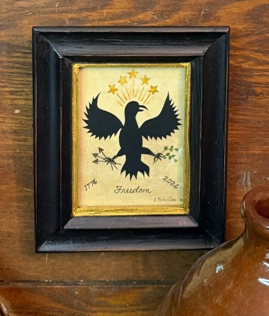 ER-2627 Eagle Freedom Framed Silhouette