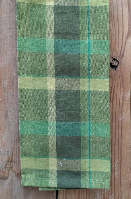 ATKT-21 Dish Towel - Green Plaid