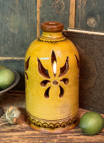 SE-219C Redware Luminary - Yellow