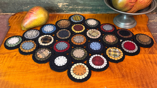 DD-302B Wool Diamond Penny Mat