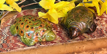 GMS-F83 Shooner Redware Turtle Figurine