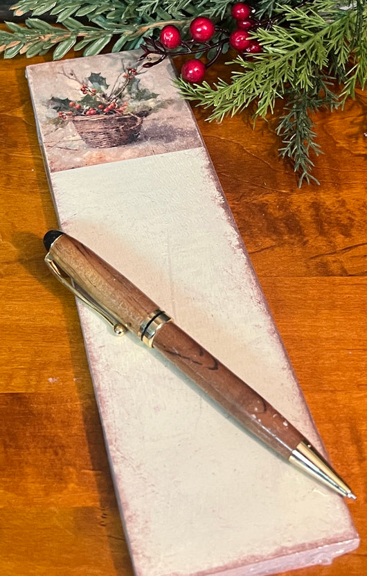 PBK-120094 Holly Basket Note Pad