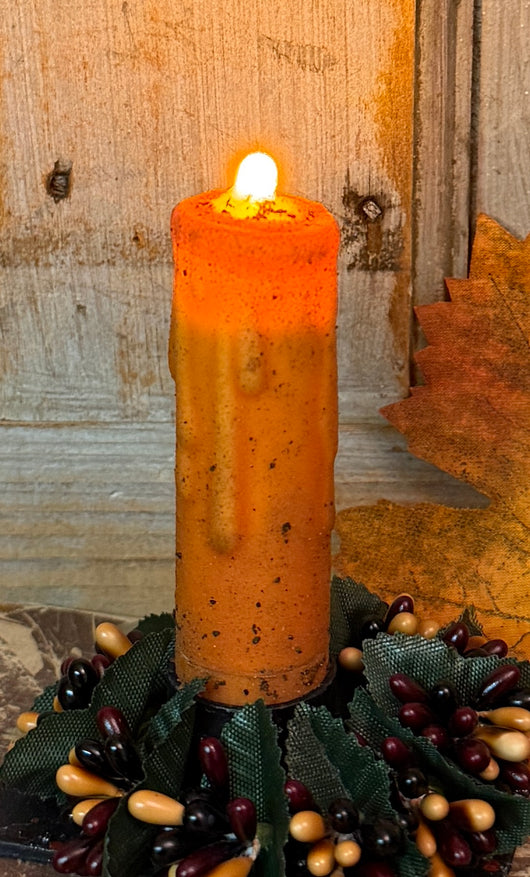 LMS-4P Battery Operated Sm Taper with Timer - Pumpkin