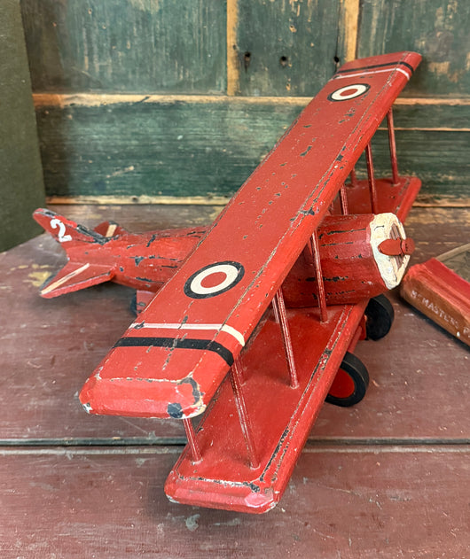 ER-2620 Vintage Wooden Plane Toy