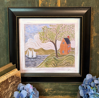 HH-99 Our Summer Home by the Water Framed Print by Kolene Spicher