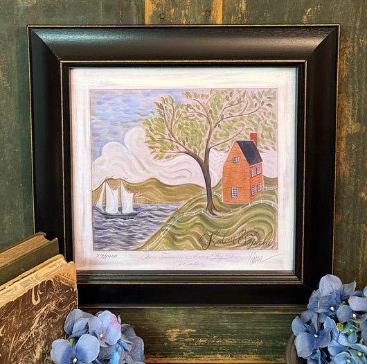 HH-99 Our Summer Home by the Water Framed Print by Kolene Spicher