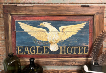 NV-831 Hand-painted Eagle Tavern Sign