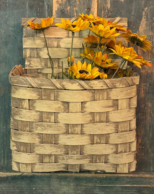 BG-B733T High Back Wall Basket - Ivory