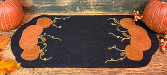 PB-719 Wool Pumpkins Runner