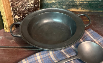 OWP-06 Vintage Old World Pewter - Handled Bowl