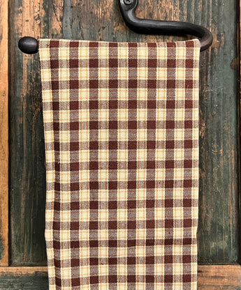 PEN-DT9 Brown Plaid Dish Towel