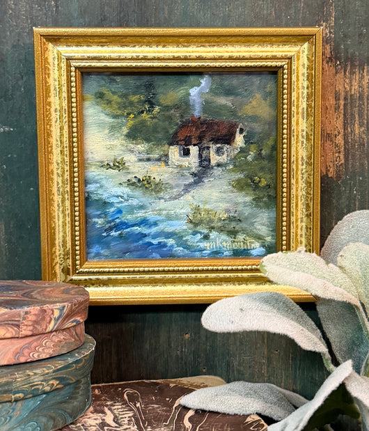 MKM-310 'Dream Cottage' ORIGINAL Painting by MK Moulton