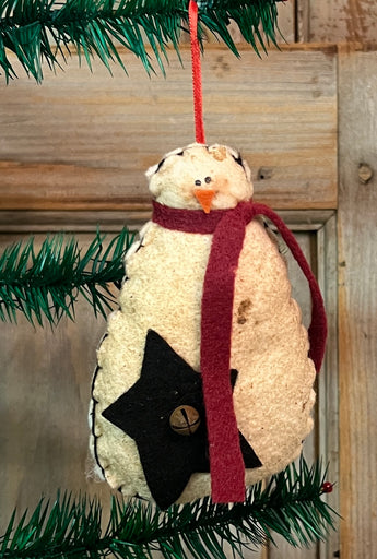 AFE-08C Felt Snowman Ornament