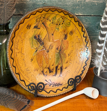 GMS-V1737 Vintage Shooner Redware 10½
