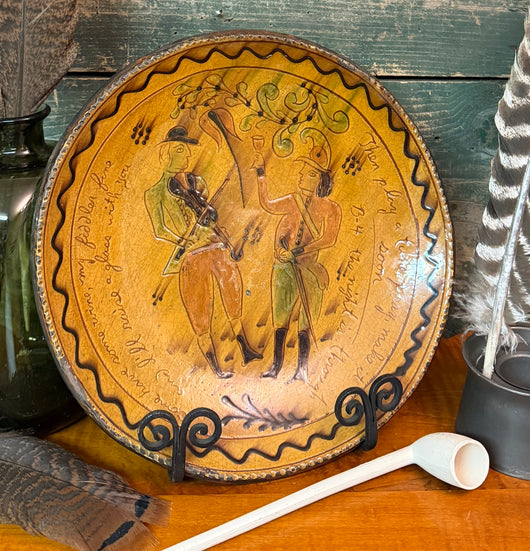 GMS-V1737 Vintage Shooner Redware 10½