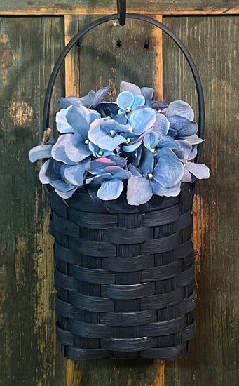BG-B654 Navy Doorknob Hanging Basket