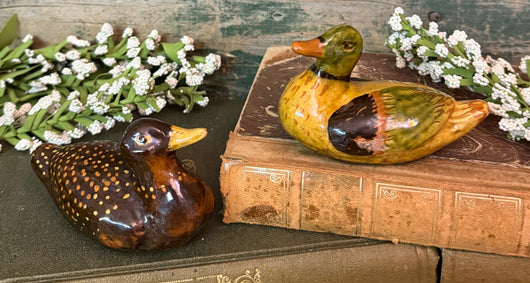 GMS-F110 Shooner Redware Mallard Figurines