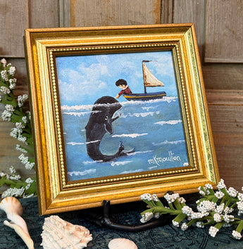 MKM-307 'Reaching Out for a Friend' ORIGINAL Painting by MK Moulton