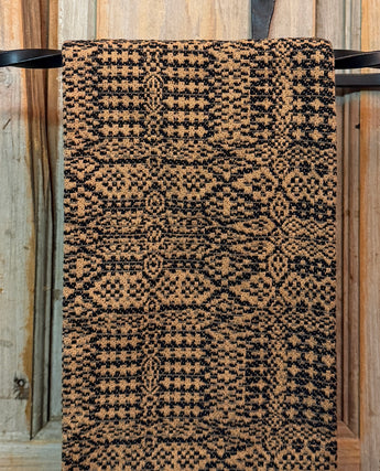 RG-T9 Black & Tan Jacquard Dish Towel