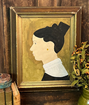 NV-1006 Original Framed Lady Watercolor Painting by Helen Howard