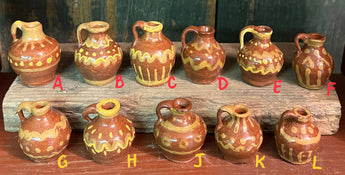 EJS-MP48 Mini Redware Jugs