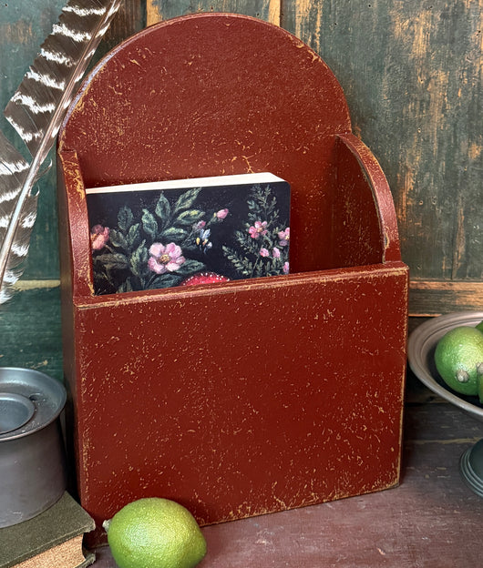 PEN-06R Small Box - Red over Mustard
