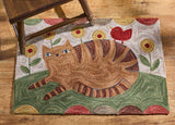 PD-110 Kitty Hooked Rug