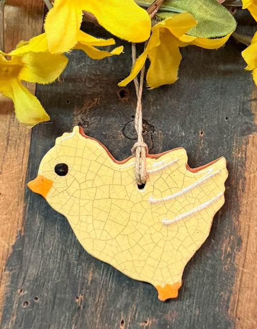 KS-72 Redware Chick Ornament