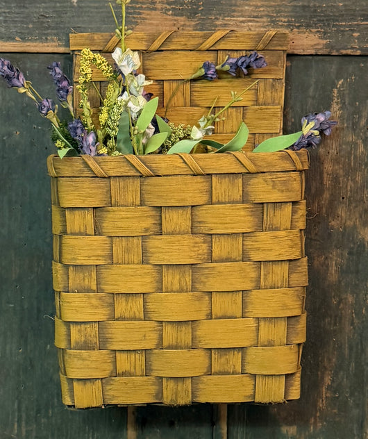 BG-B733M High Back Wall Basket - Mustard