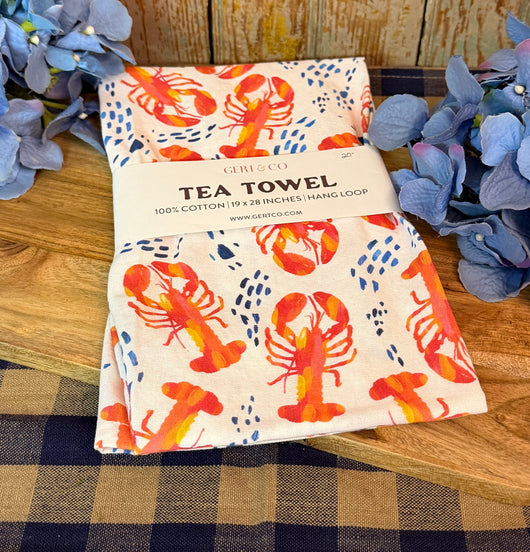 NV-1167 Lobsters Dish Towel