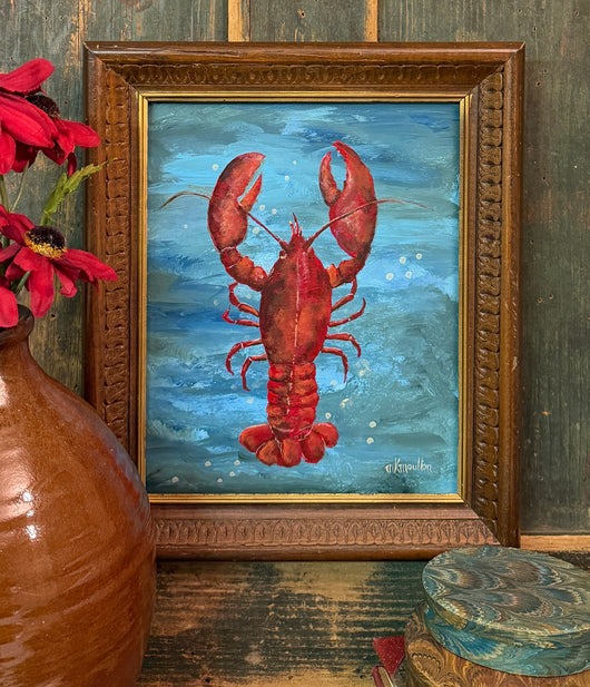 MKM-303 'Lobster' ORIGINAL Painting by MK Moulton