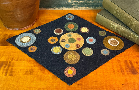 PB-638 Wool Black Penny Mat