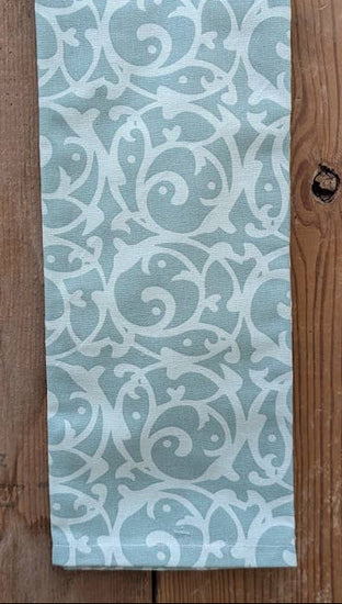 ATKT-22 Dish Towel - Teal Paisley