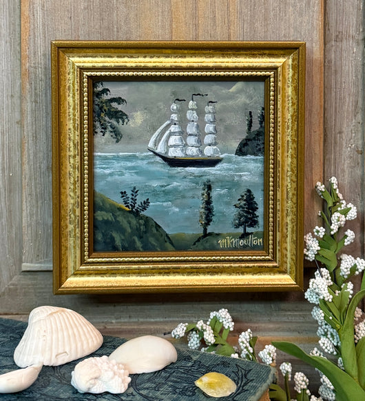 MKM-318 'Ship' ORIGINAL Painting by MK Moulton