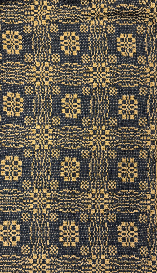 PC-TS-GB-BM Gettysburg Table Square - Black & Mustard