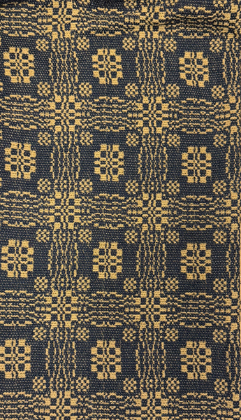 PC-TS-GB-BM Gettysburg Table Square - Black & Mustard