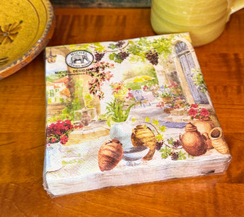 MDW-11 Paper Cocktail Napkins - Tuscan Terrace
