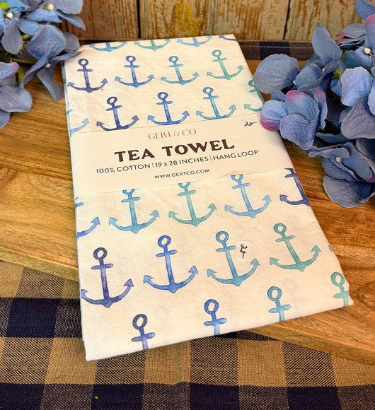 NV-1168 Anchors Dish Towel