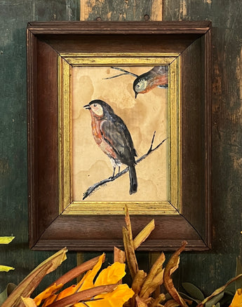 MKM-236 'Peek-a-Boo Birds' ORIGINAL Painting by MK Moulton