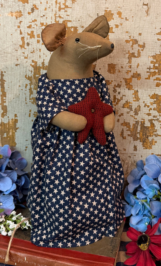EC-32B Hand-made Americana Mouse with Star