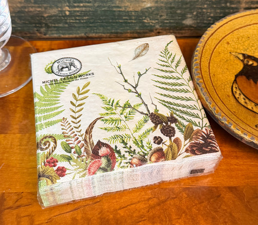 MDW-09 Paper Cocktail Napkins - Moss & Oak