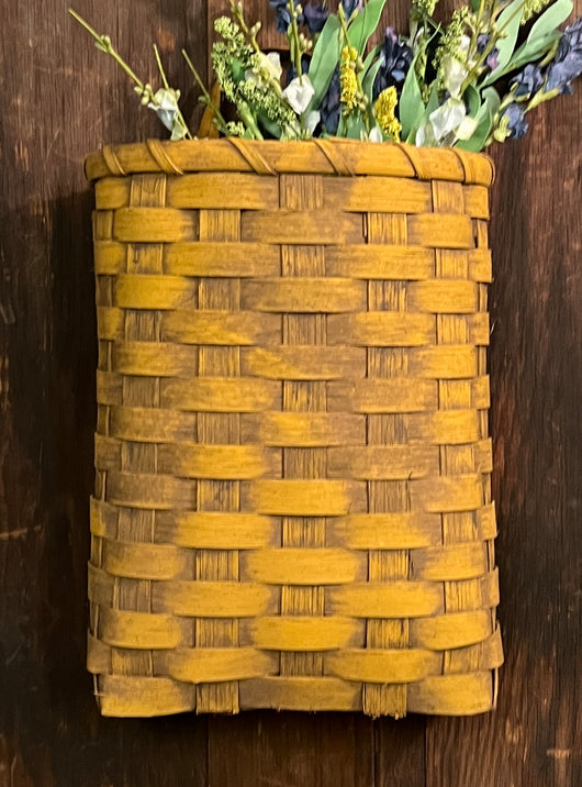 BGB518 Mustard Wall Basket Circa Home Living