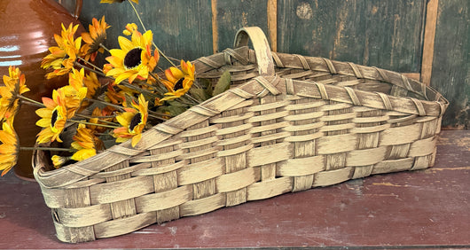 BG-B722T Harvest Handled Basket - Ivory