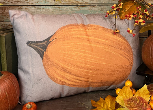 UP-15 Orange Pumpkin Pillow