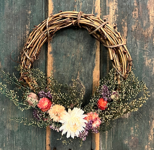 CD-SW27 Dried Flowers Wreath